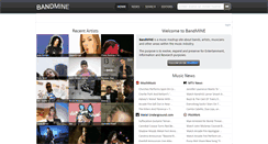 Desktop Screenshot of bandmine.com
